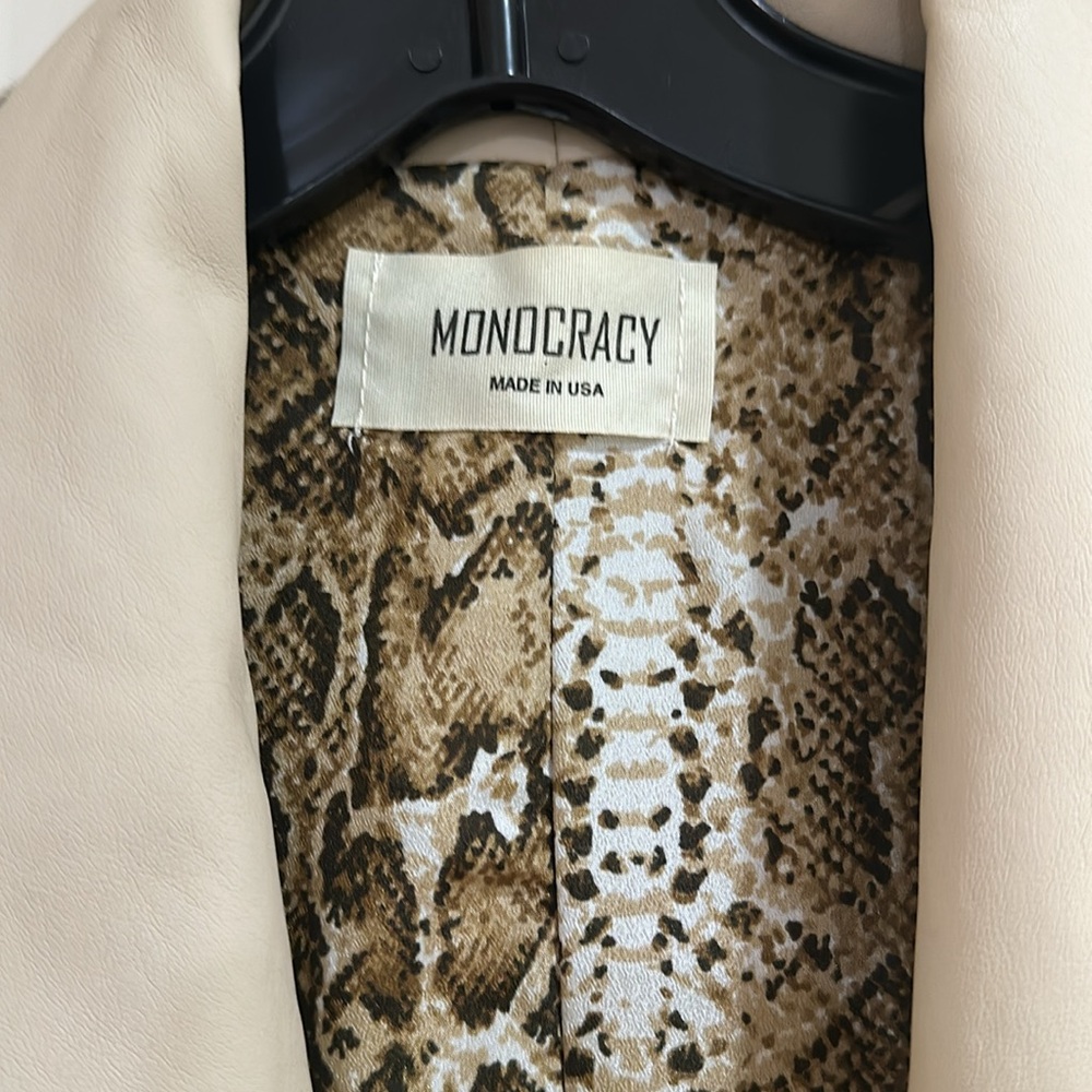 monocracy long vest